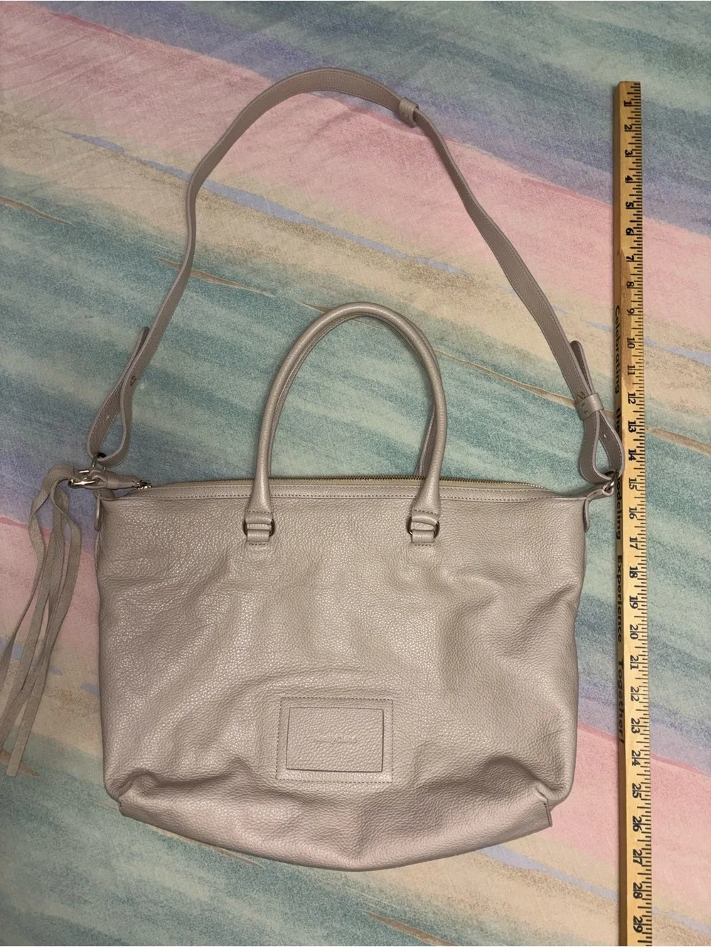 See By Chloe  Leather cream Crossbody Tote Bag Fringe closure